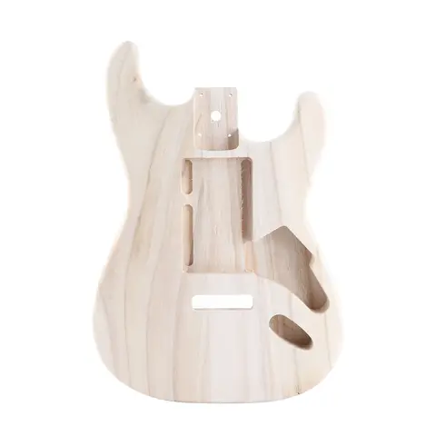 Guitar Barrel Body Maple Polished Unfinished Electric Guitar Barrel for ST Electric Guitar Accessories Guitar Barrel