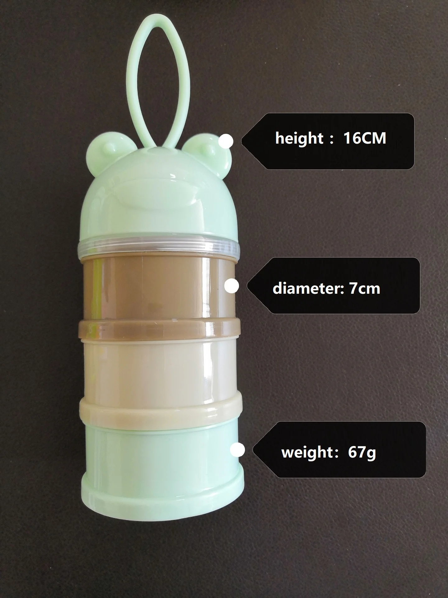 3 Layer Portable Baby Food Storage Box  Infant Milk Powder Box Toddle Snack Container baby product form China