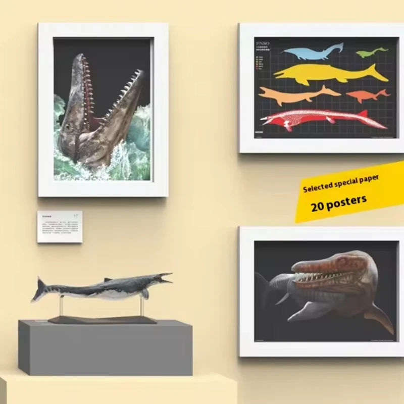 ジュラシック・ワールド 海洋超大型ワニ恐竜 1/35スケール 科学的アートモデル コレクタブルアクションフィギュア 博物館展示用おもちゃ