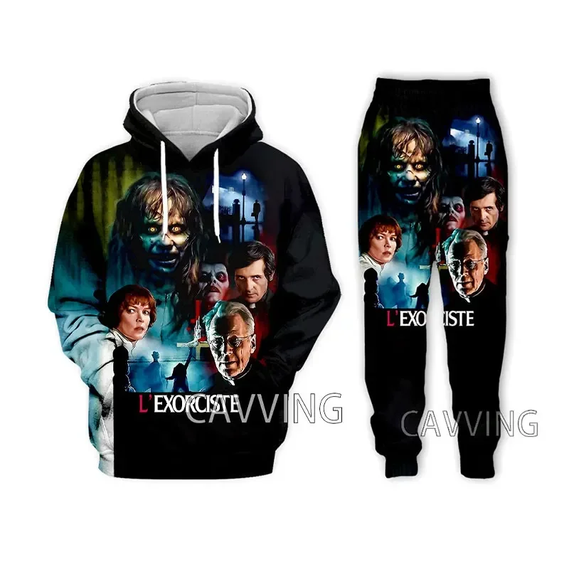 

Hot The Exorcist 3D Printed Men Women Hoodie And Pants 2pcs Sets Hop hop Clothes Fashion Outdoor Jogging 2pcs Sets