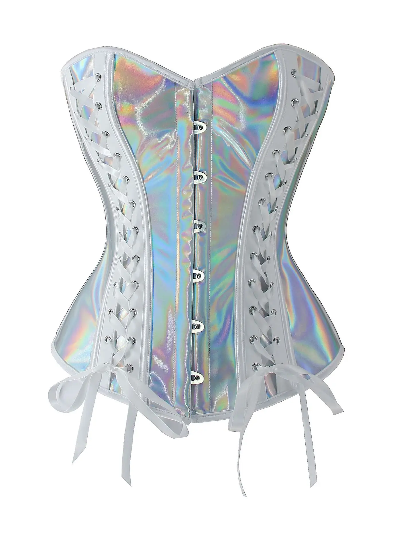 Steampunk Overbust Corset Retro Gothic Clothing Women Clubwear Bustiyer Corselet view 6