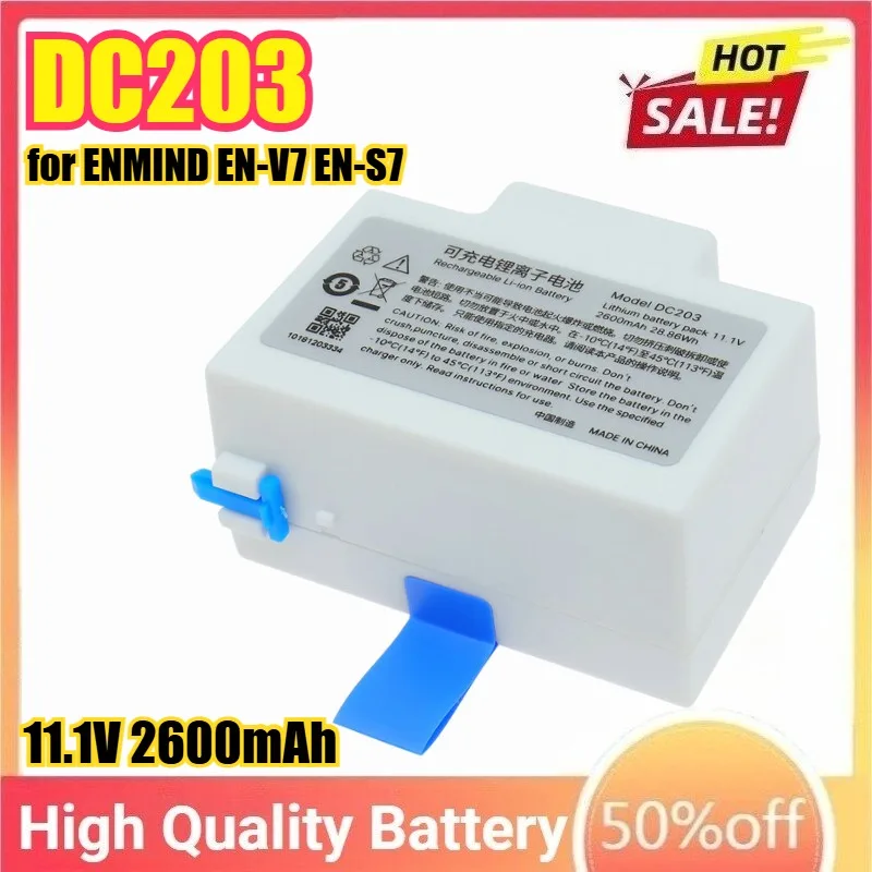 

11.1V 2600mAh DC203 Battery for ENMIND EN-V7 EN-S7 Smart Syringe Pump Battery