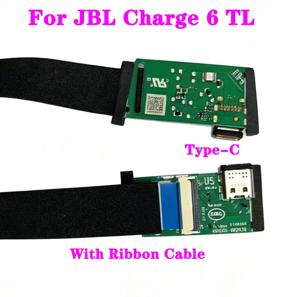 

1PCS With Ribbon Cable For JBL Charge 6 TL Type-C USB Power Supply Board Connector USB Charge Port