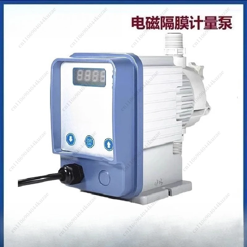 Electromagnetic Diaphragm Metering Pump for Dosing Sewage Water Purification Chlorine Dioxide Disinfectant Car Wash Liquid Acid