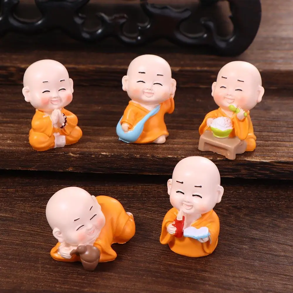 Multiple Styles DIY Mini Desktop Decor Cute Micro Landscape Mini Figurine Small Ornament Garden Trinkets Buddha Ornaments