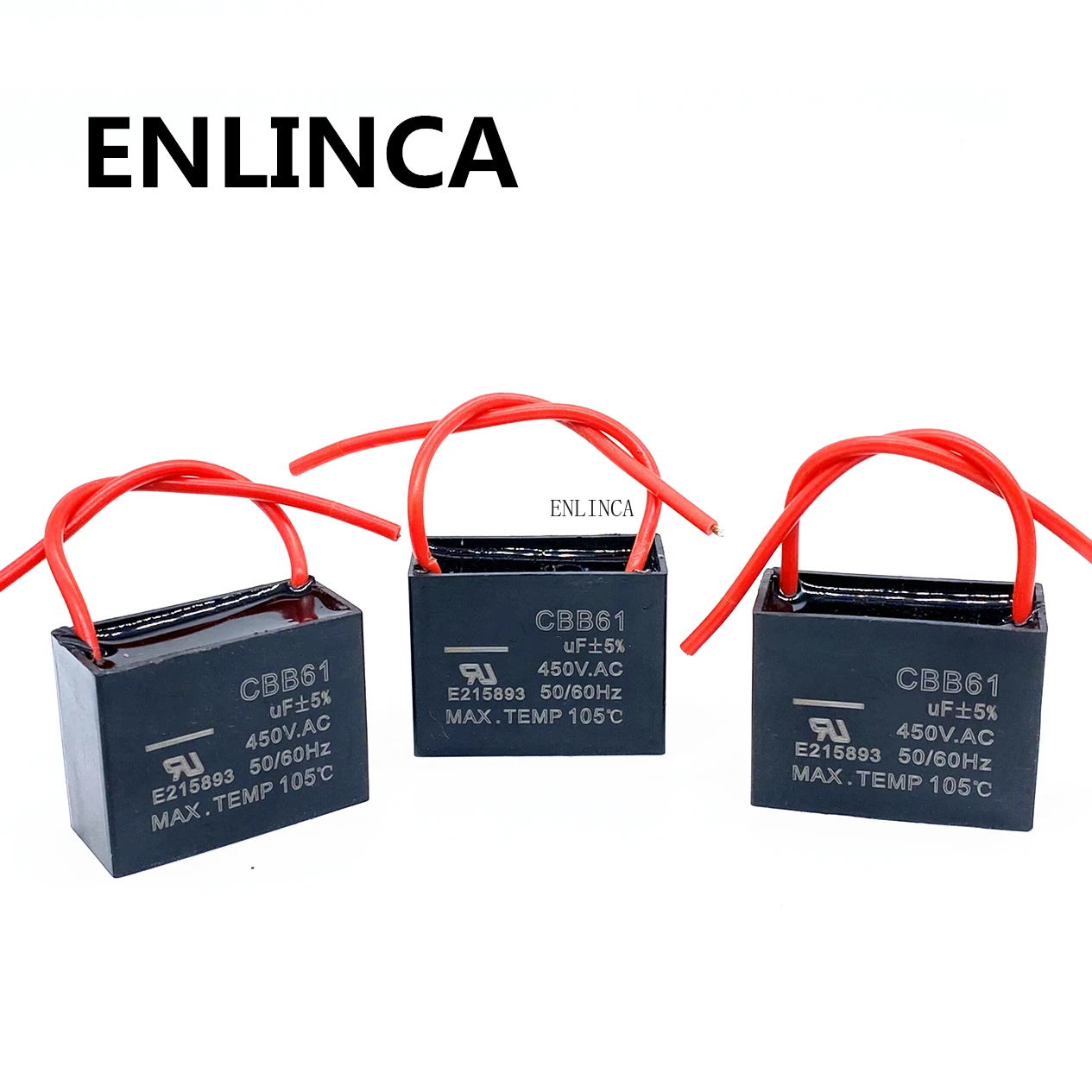 Cbb61 Fan Starting Capacitor 1uf / 1.2uf/1.5uf/1.8uf/2uf/2.2uf/2.5uf/2.7uf/3uf/3.5uf/4uf/4.5uf/5uf/6uf/7uf/8uf Ceiling Fan Range