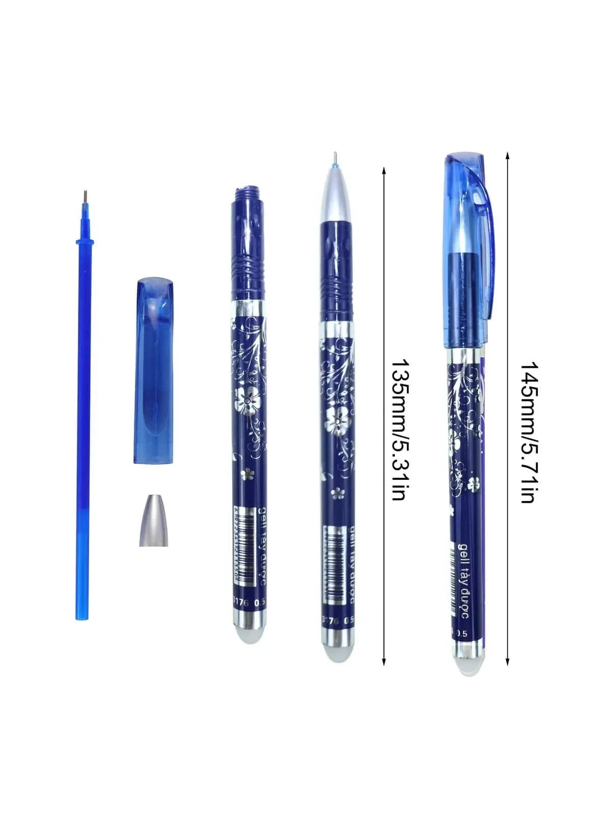 33 Pcs/Set  Erasable Gel Pens with refill 0.5mm Bullet tip back to school acsesories office writing supplies Ballpoint pens image 6