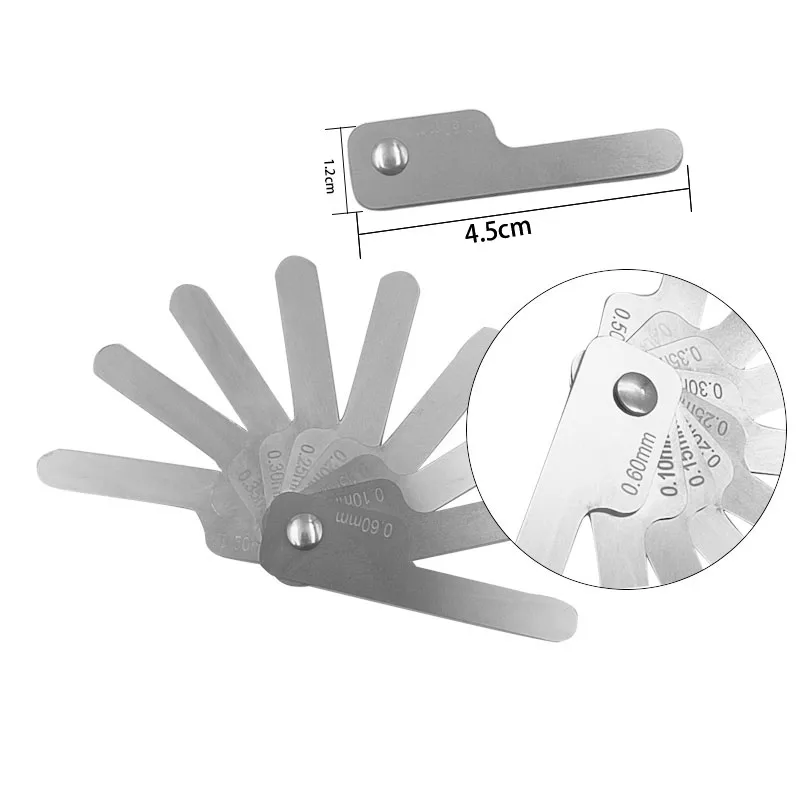 9 Size Dental Teeth Gap Measuring Ruler Interproximal Reduction Ipr Gauge Caliper Orthodontic Reciprocating Ipr System