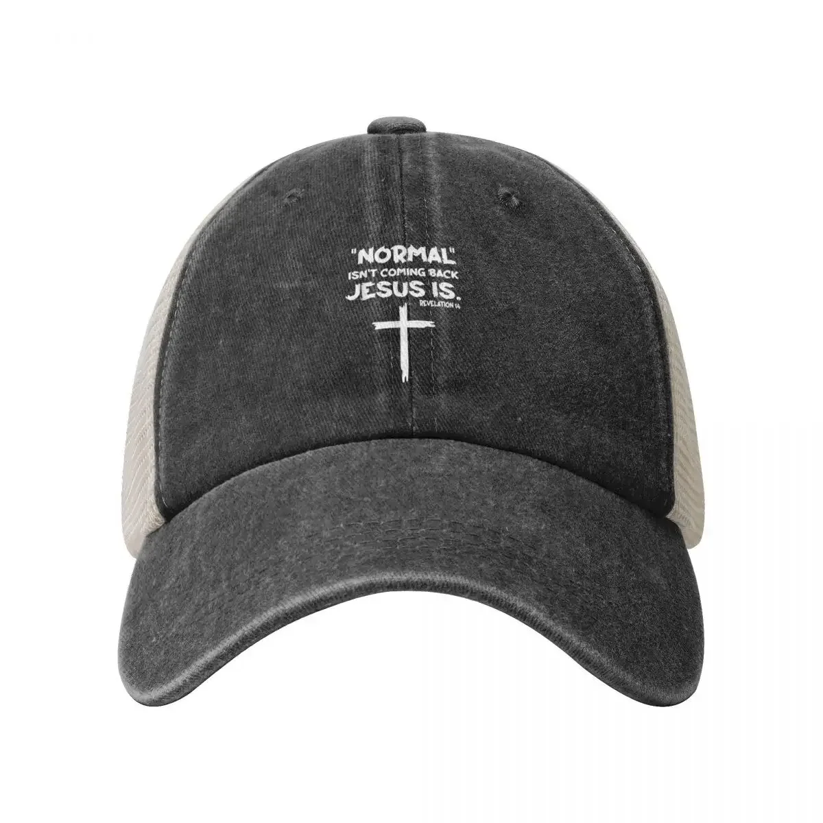 Normal Isn_t Coming Back Jesus Is Baseball Cap Visor Rave Ball Cap Women's Hats For The Sun Men's