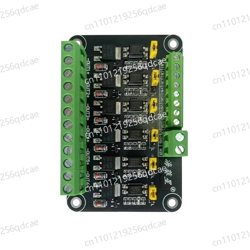 6 Channels MOSFET Module/Microcontroller PLC Amplifier Field-effect Transistor/Optocoupler Isolation/6 way MOSFET Driver Board