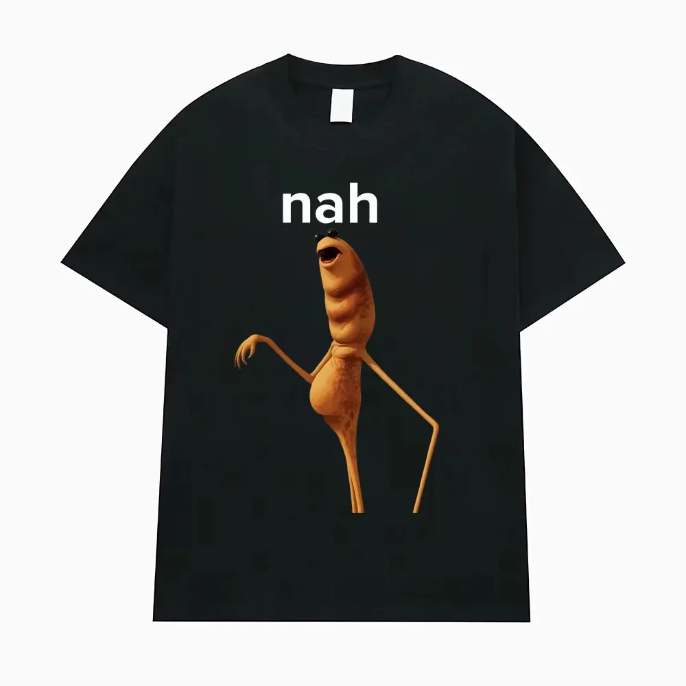 

2026 Весна Лето Маркус работа Веселая camiseta estampada Meme 1 т