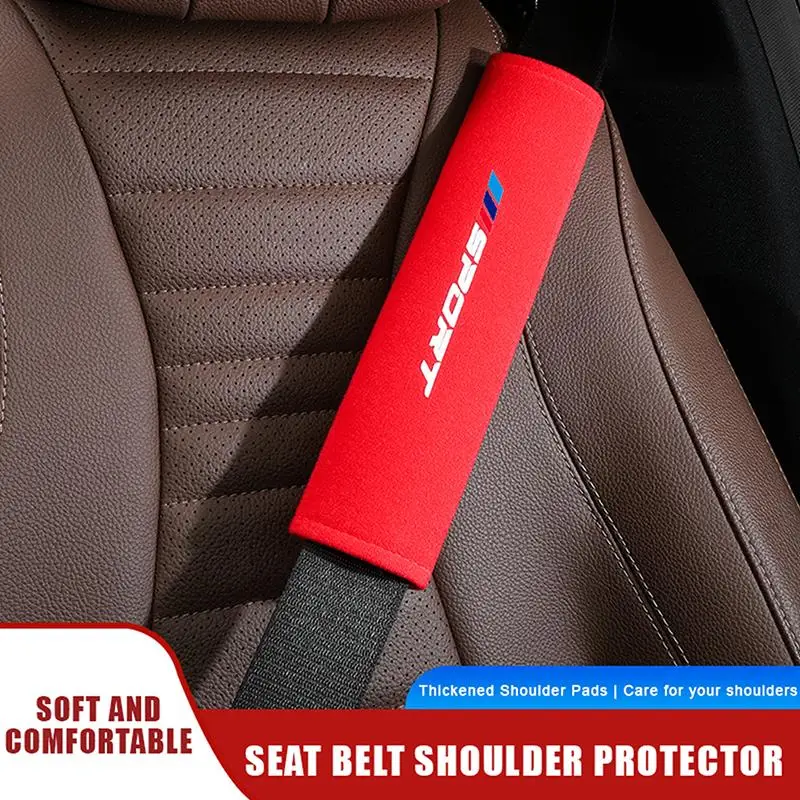 1 Pcs Soft And Comfortable Car Seat Belt Cushions, Personalized And Fashionable Seat Belt Cushions, Suitable For Vehicle Use