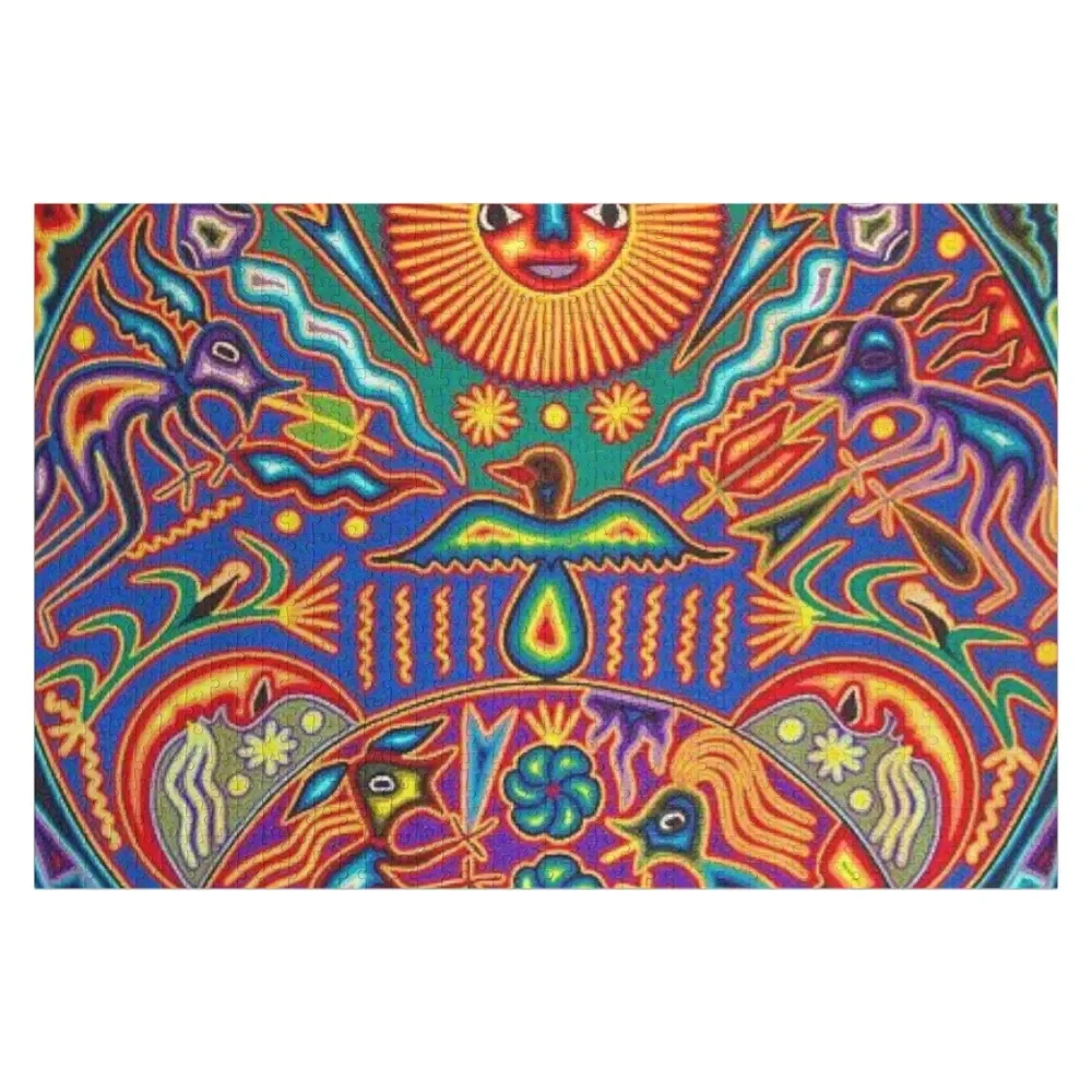 Huichol Universe Jigsaw Puzzle Custom Child Personalized Name Puzzle