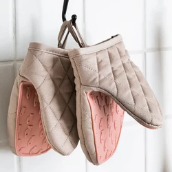 Silicone Anti-scalding Oven Gloves Mitts Potholder Kitchen Silicone Gloves Tray Dish Bowl Holder Baking Oven Glove Hand Clip