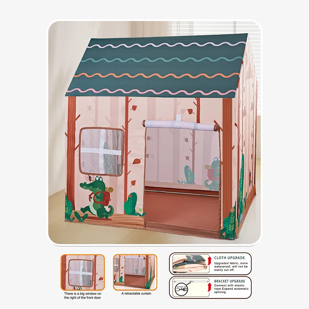 Spielhaus, einfaches Kinderzelt, Familie, kleiner Sockel, einfach zu verstauen, Zeltspielzeug, bestes Familienparty-Spielzeug