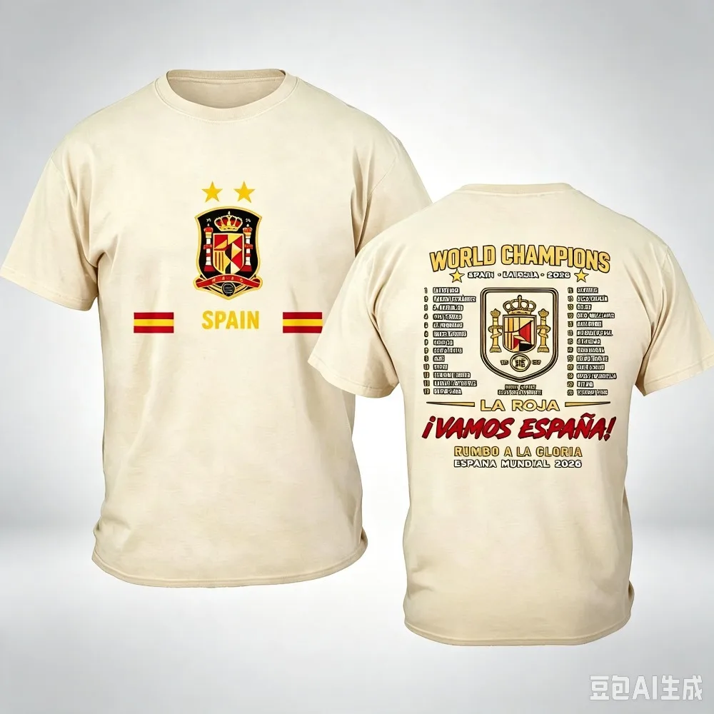 Geometric Red Gold Shield Print Men T-Shirt Crew Neck Soft Cotton Daily Sports Street Short Sleeve Casual Summer Tops