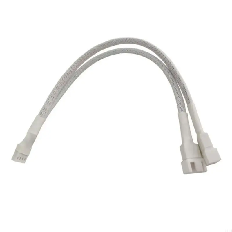 G6DD Multi Fan Splitter Cable 1 To 2 Port Enables Simultaneous Control Of Cooling Fan With Reinforced Connectors