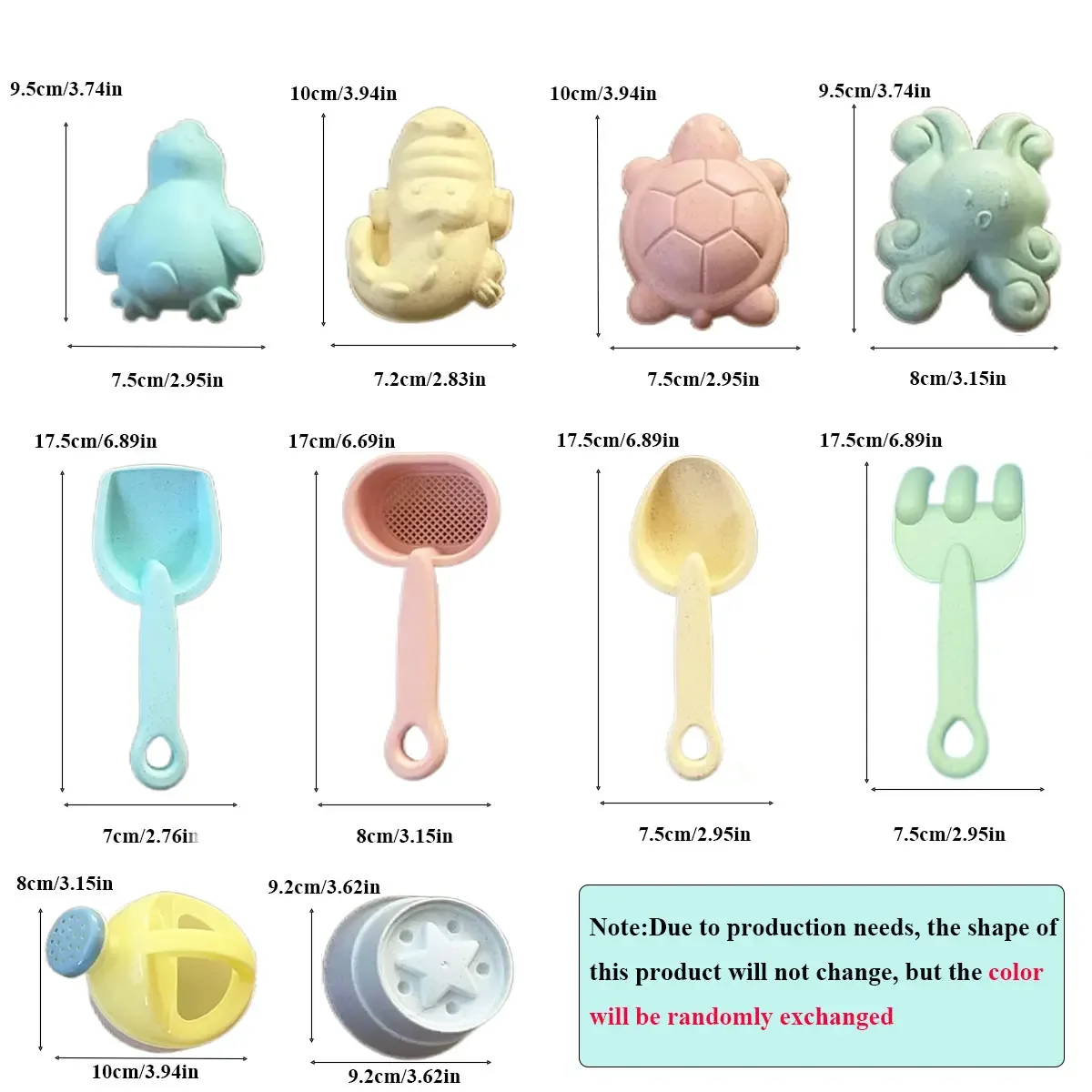 Ensemble de jeu de sable de plage, seau pliant, jouets d'été pour enfants, jeux de plein air, bac à sable, accessoires couleur aléatoire, 5/1