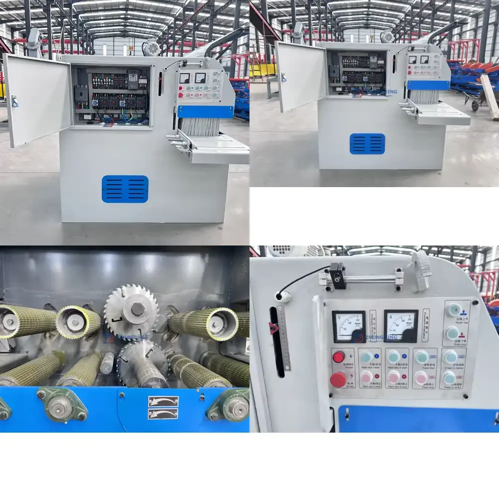 Multi-Blade Wood Beams Heavy-duty Rip Saw Machine