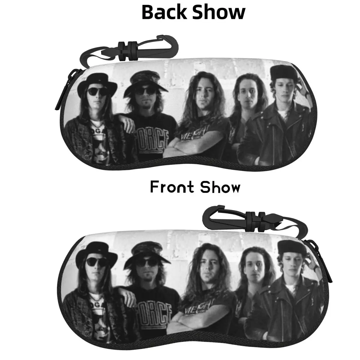 

Pearls Jam Band 2024 World Tour Rock Concert Shell Glasses Case Protective Sunglasses Box Women Men Soft Eyeglass Bag Pouch