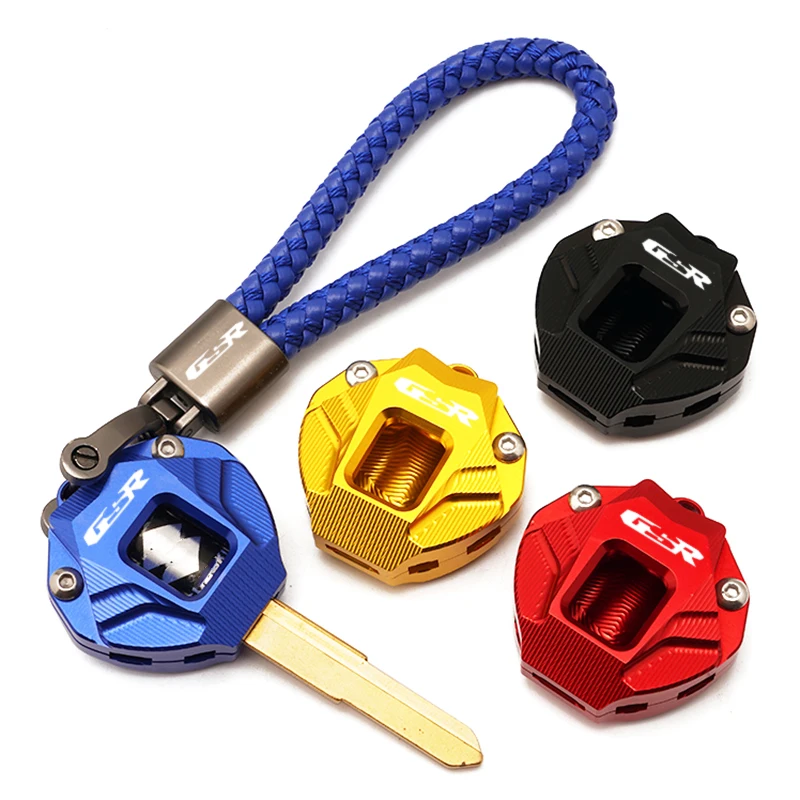 

For SUZUKI GSR 750 400 600 GSR750 GSR400 GSR600 All Year Motorcycle accessories Aluminum Key Cover Case Shell Keyring Keychain