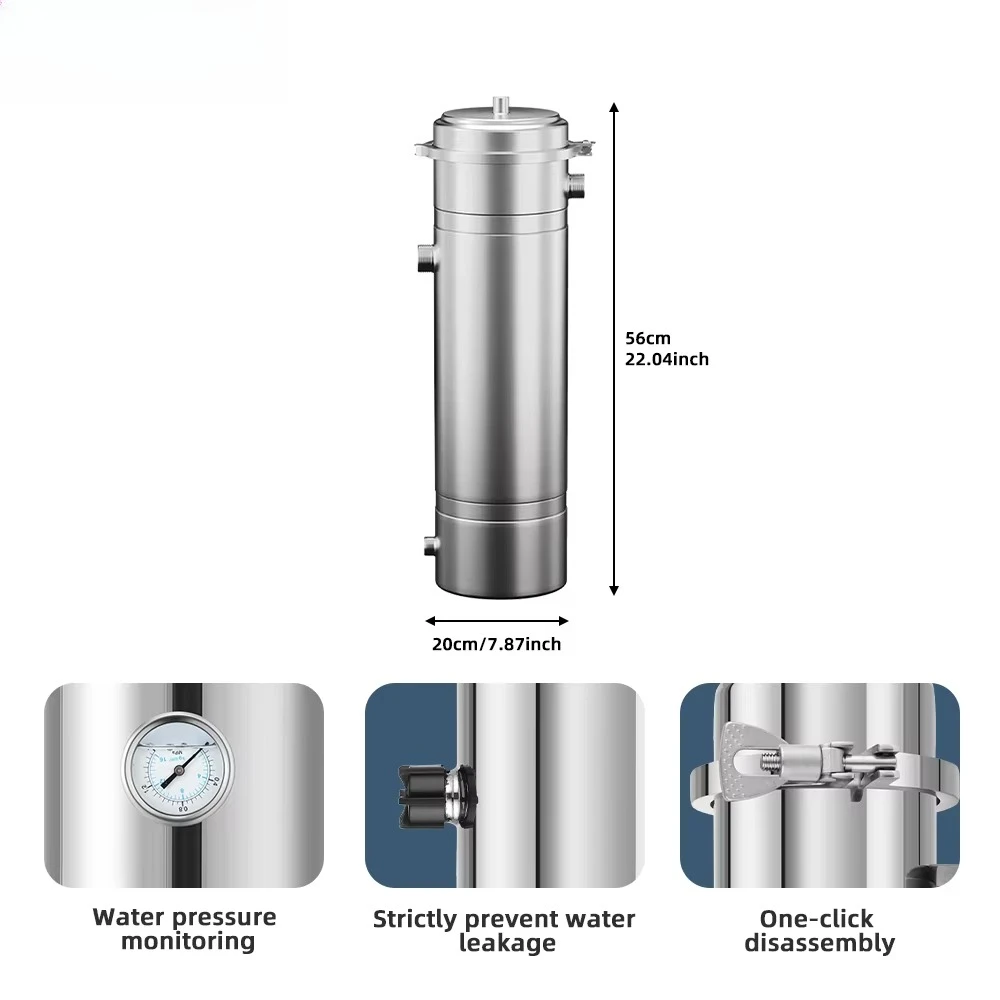 water purifier (factory direct sales) -3000-4000 flow rate, 0.1 micron accuracy, PVDF filter element, 304 stainless steel