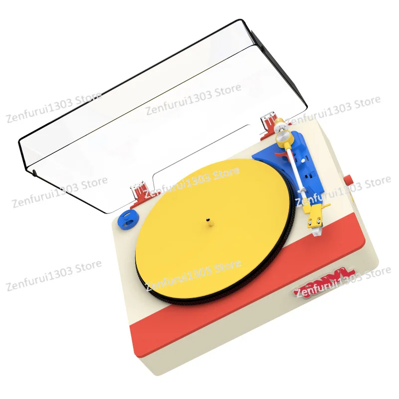 Vinyl Record Player Bluetooth All-in-one Phonograph Stereo Phonograph Retro Record Player Birthday Gift