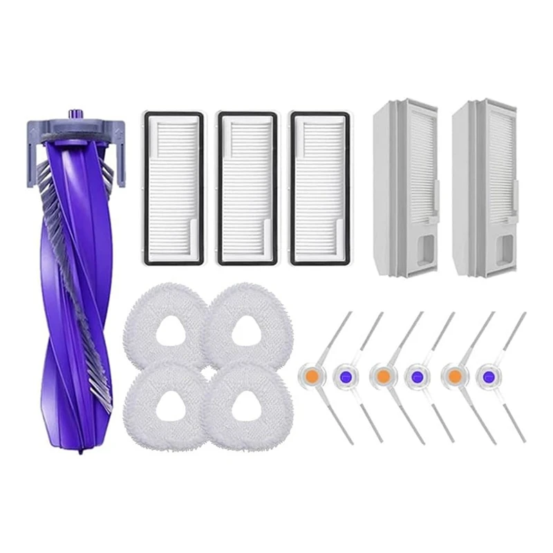 ชุดอุปกรณ์เสริมสําหรับ Narwal Freo X Ultra หุ่นยนต์อะไหล่สูญญากาศแปรงลูกกลิ้ง HEPA FILTER Mop Pad ถุงเก็บฝุ่น