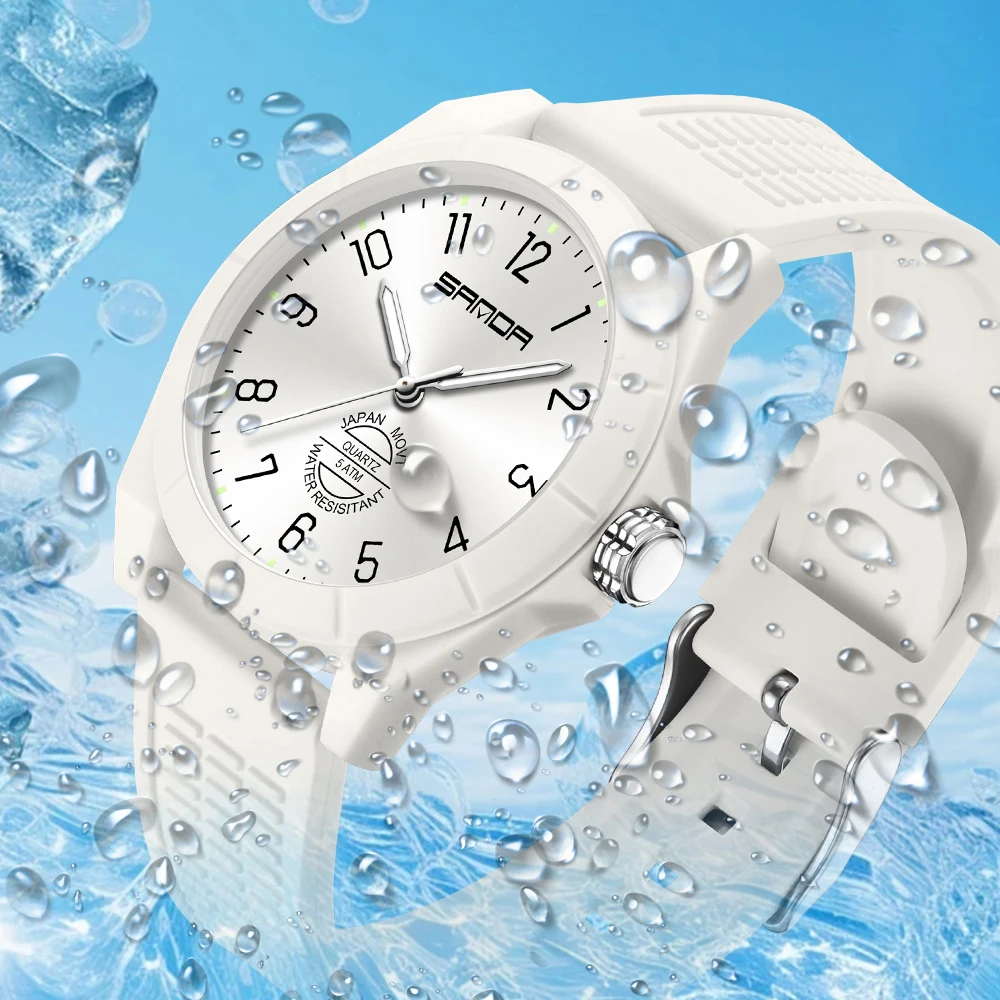 Montre à quartz étanche pour femme, style minimaliste, horloge habillée, bracelet élégant, montre-bracelet pour femme, mode