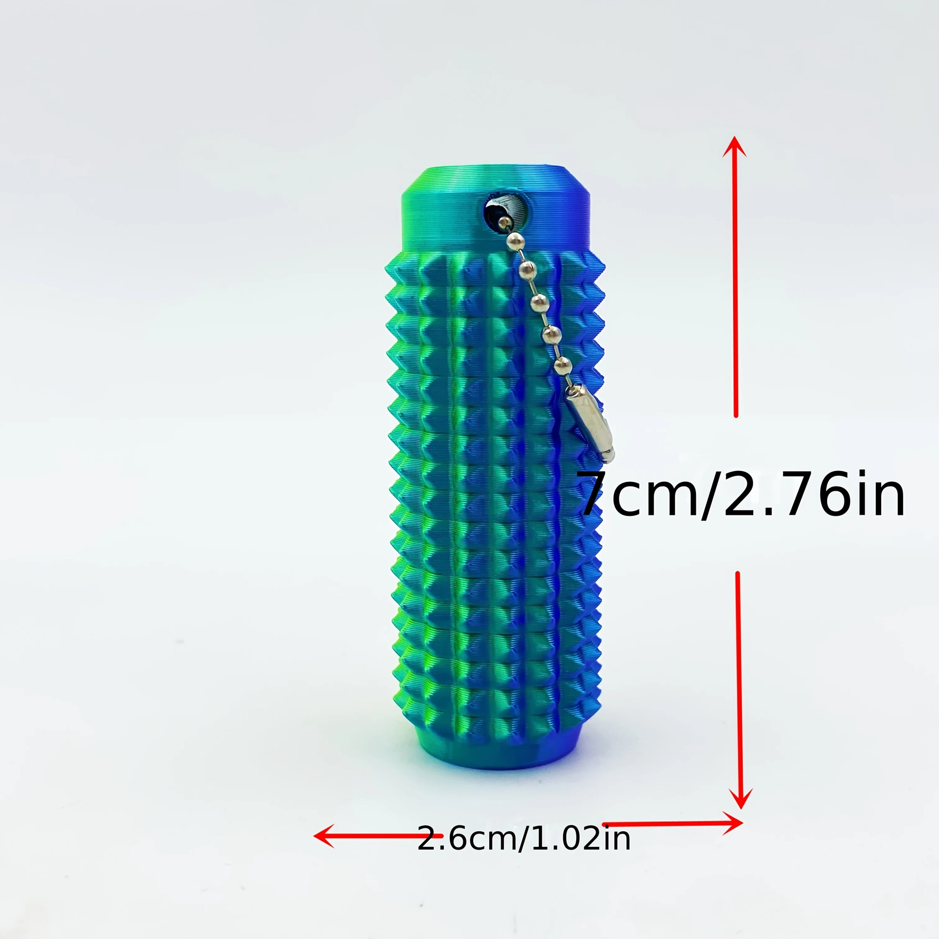 3D Printed Finger Massage Keychain Ornament with Cool Colors and Meticulous Workmanship, an Exquisite Gift for Hobby Models