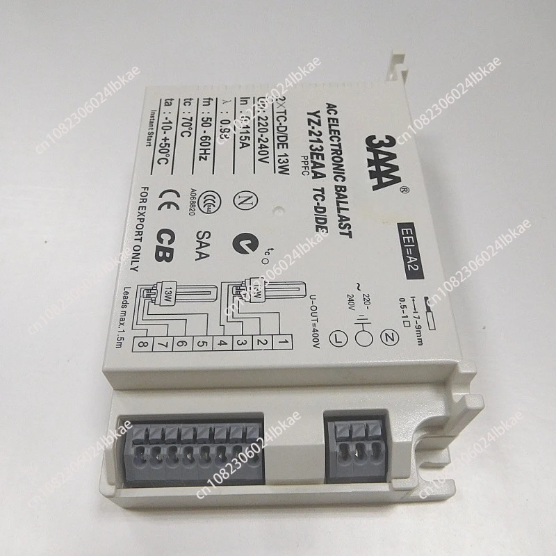 3AAA ballast YZ-213EAA TC-D/DE one to two 13W electronic ballast