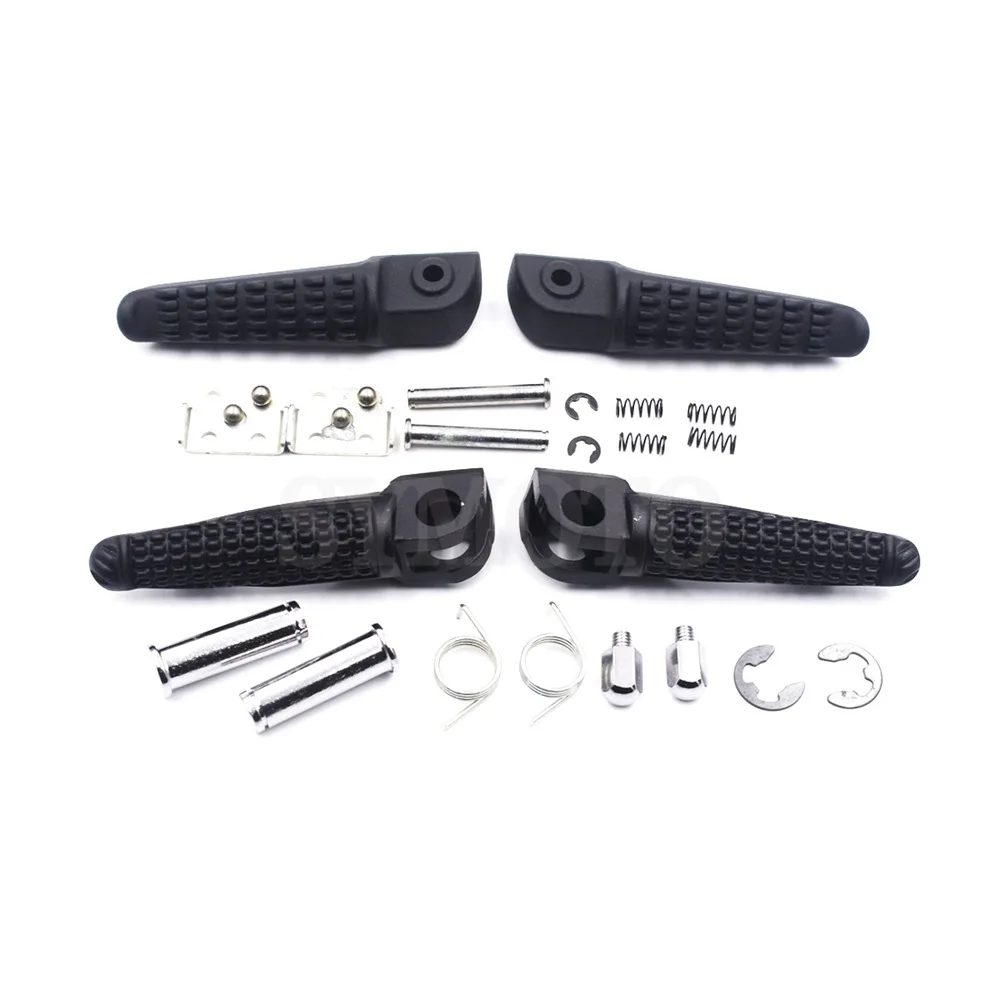 Motorcycle Front Rear Footrest Foot Pegs for Kawasaki Ninja ZX6R 9R 10R 12R ZX636 EX650 ER6F ER6N 650R Z750 1000 1000SX ZZR1200