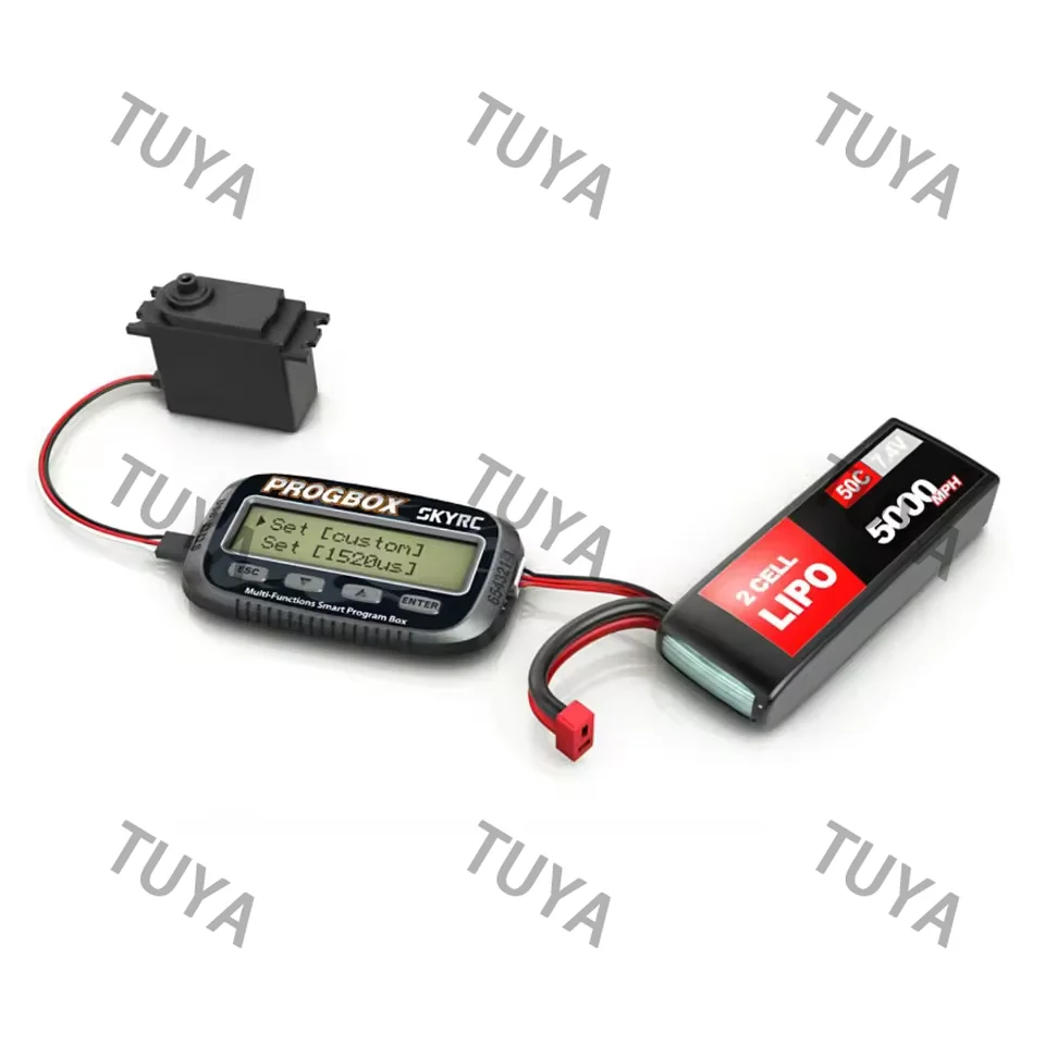 PROGBOX Multi-function Smart Program Box For RC Model ESC Setting Servo Motor KV/RPM Tester Battery Monitor SK-300079-01