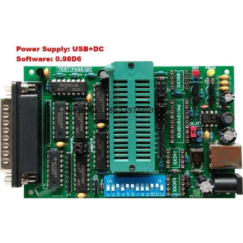 PCB50A Multi-function Programmer Willem Recorder EPROM FLASH Single-chip Microcomputer Motherboard BIOS Writing