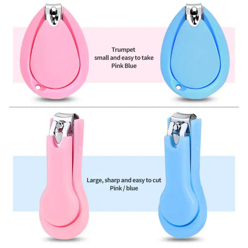 Infant Finger Toe Trimmer No Odor Light Healthy Safety Jaws Prevent Bouncing Baby Nail Care Tools Kids Nail Clippers Anti-fall