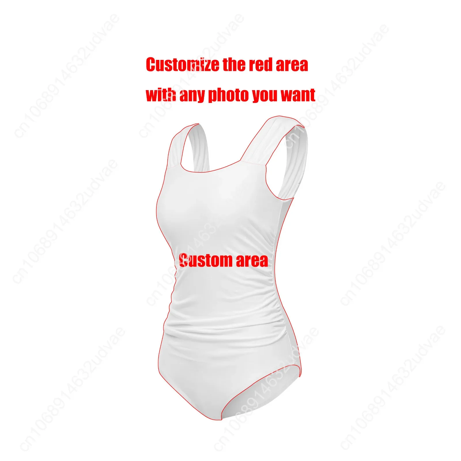 Custom One Piece Swimsuit Wide Strap Women Bathing Suits Personalized Swimwear Pool Party Beach Sexy Bikini Customize Beachwear