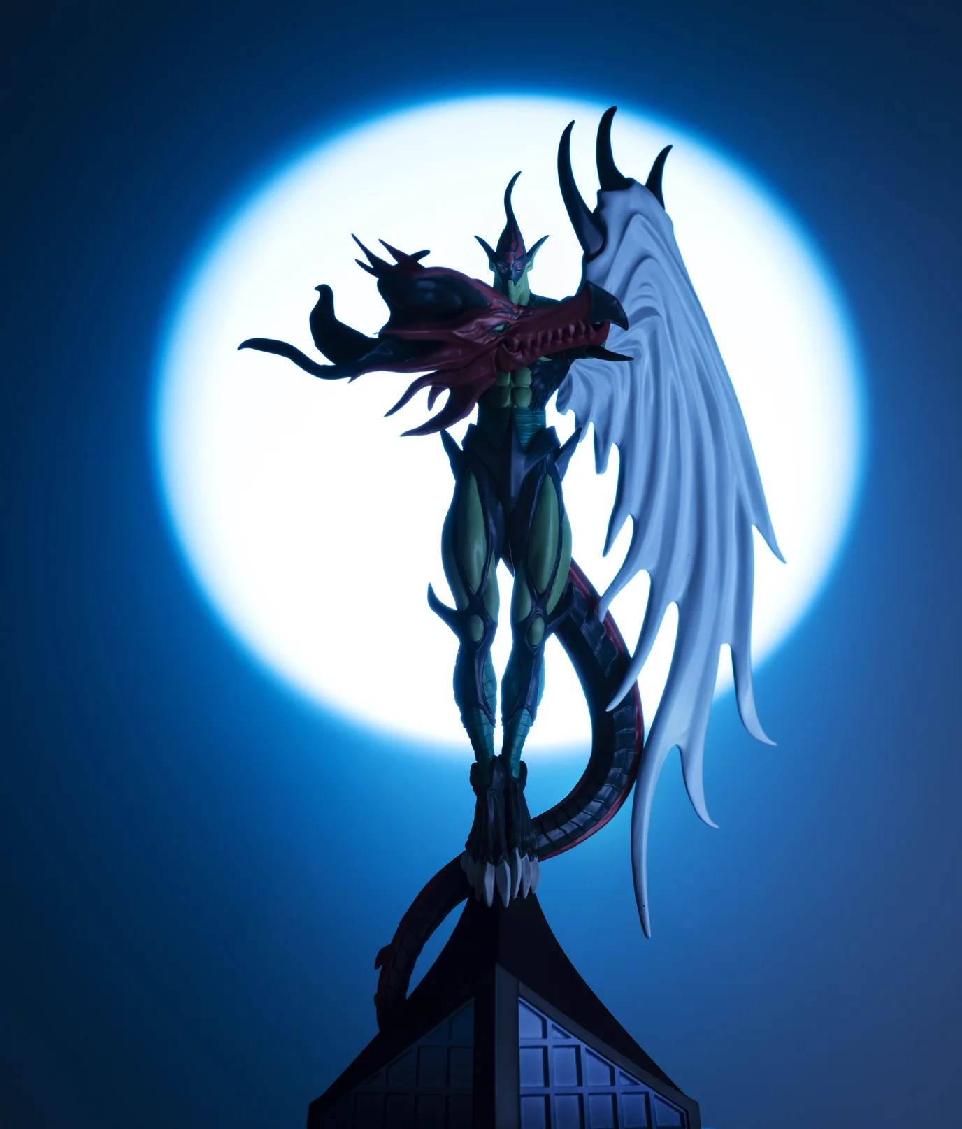 오리지널 메가하우스 유희왕! Duel Monsters GX Elemental Hero Flame Wingman 액션 피규어 장난감 PVC 모델 컬렉션 선물