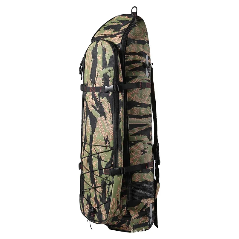 Free Diving Long Webbed Backpack, OEM Camo Long Frog Bag, Hunting Equipment