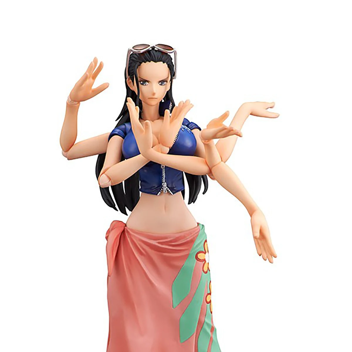 100% MegaHouse Variable Action Heroes One Piece Sanji Usopp Monkey D. Luffy  Nico Robin Rob Lucci Anime Figure Action Figure