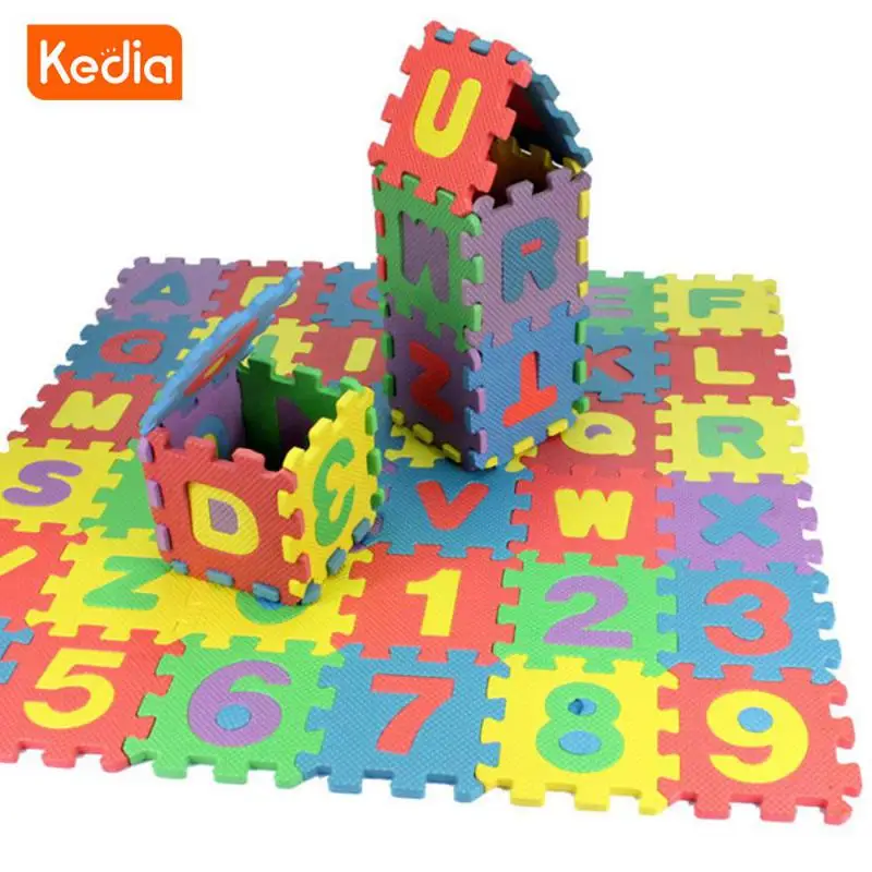 Puzzle Mat Cute Educational Safe Durable Colorful Numbers And Colors Learning Mat Large Size Crawling Playmat Number Puzzle Mat