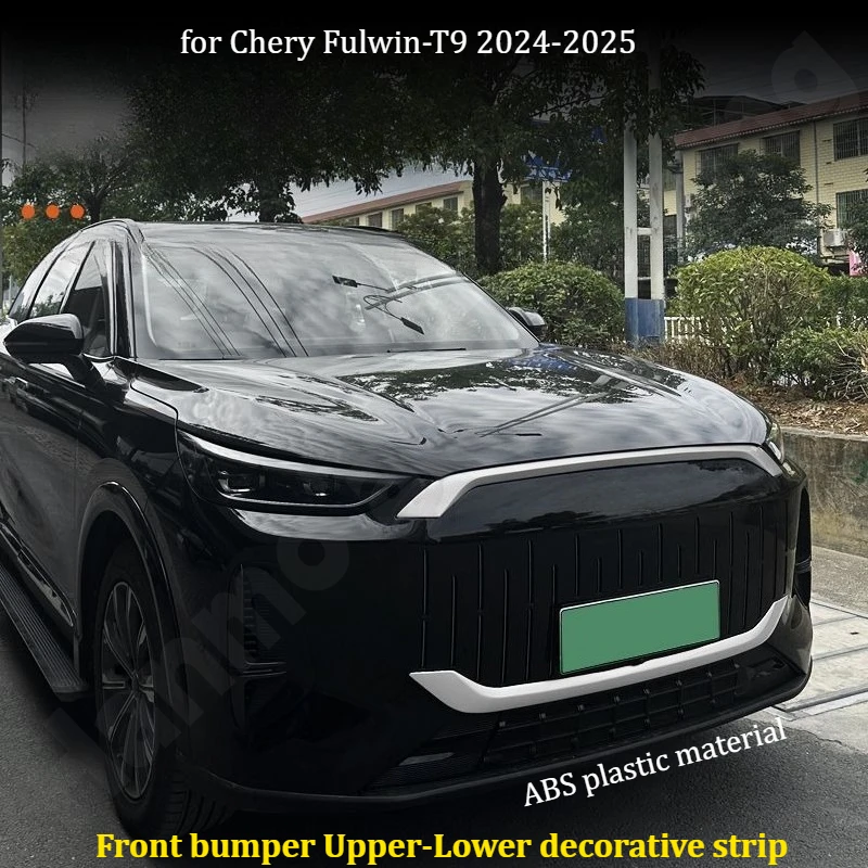 

for Chery Fulwin-T9 2024-2025 Front bumper decorative strip/front center grille/car exterior accessories/auto parts