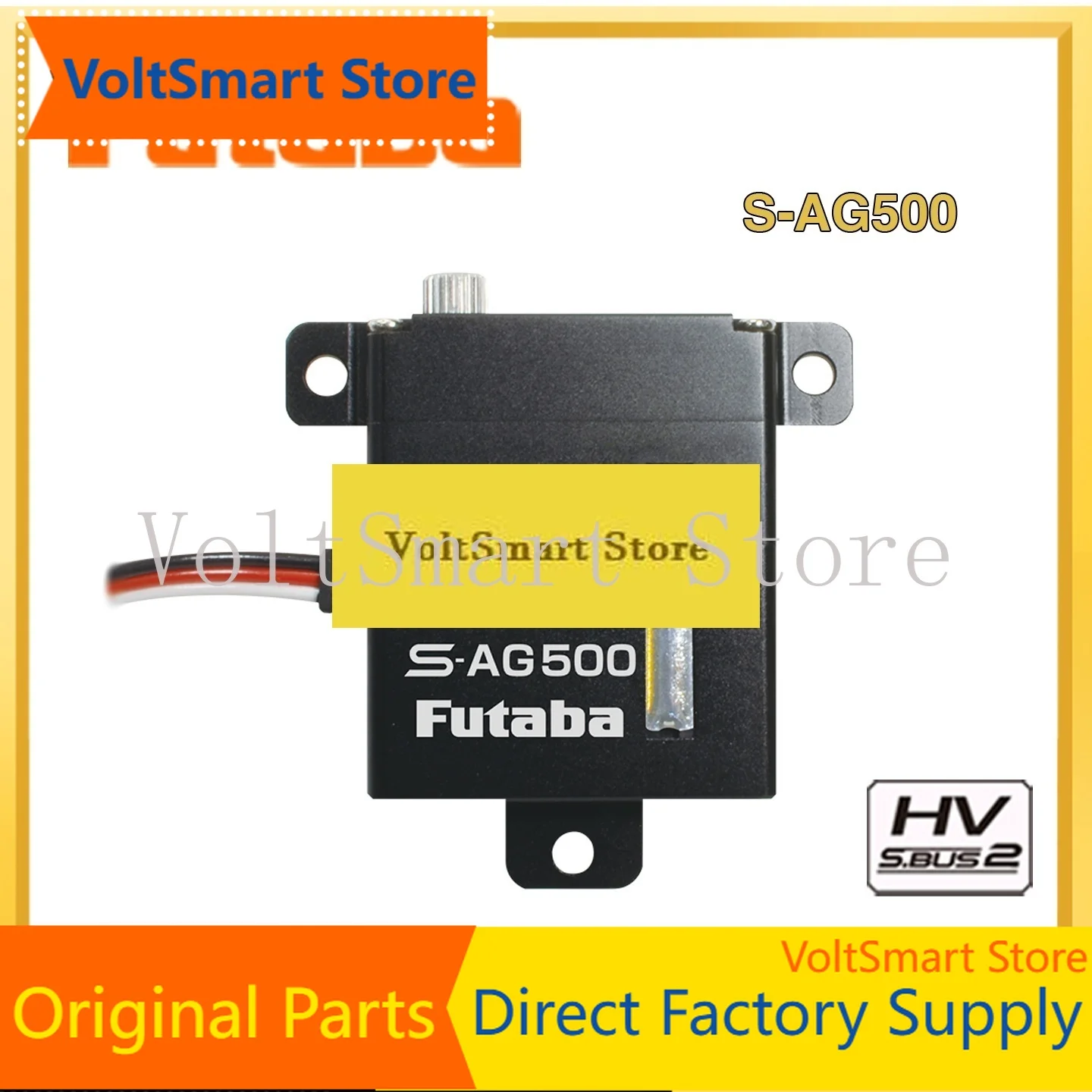 VoltSFUTABA S-AG500 Ultra-thin Digital Servo 10mm Thickness Metal Gear HV Steering Gear Glider S.BUS Signal For RC Fixed Wing