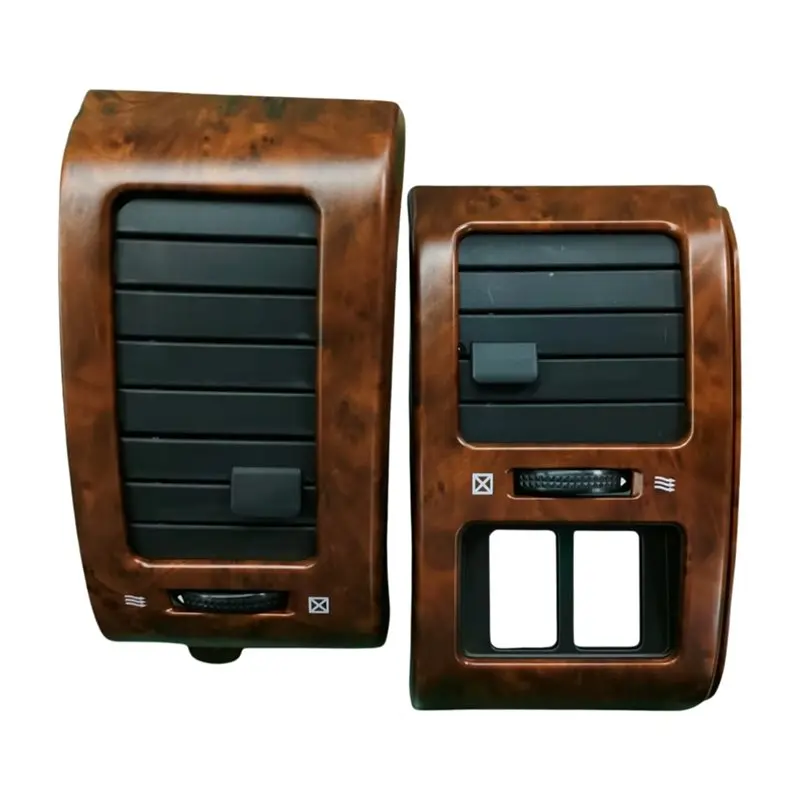 

ABOK-Car Interior For Nissan Y61 2005-2023 AC Vent Grille Wood Color 68761-VD300 68760-VD300