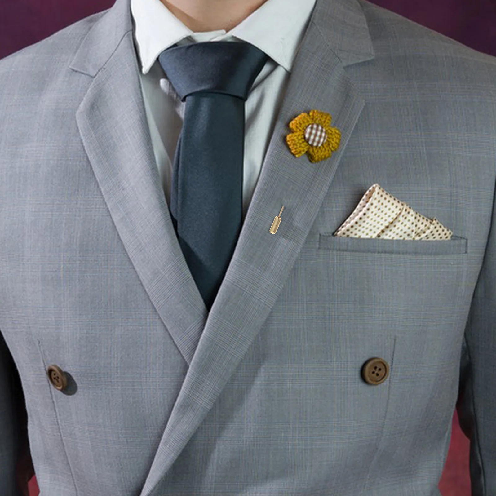 100pcs For Hats Stainless Steel Findings Stick Stainless Steel Men'S Lapel Lapel Pin Suit Brooch Lady Pin Brooch 2\