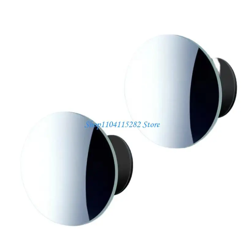 مرايا قلب عالمية، تركيبات لاصقة بسيطة، مرايا البقع العمياء، قطعتان للسيارة #5