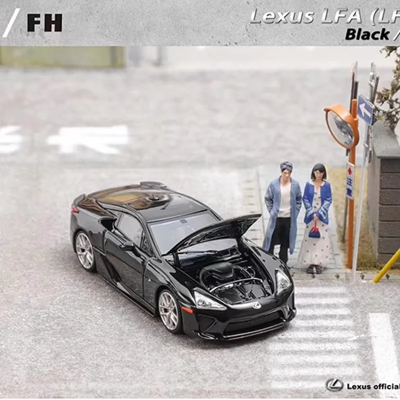

FH 1:64 alloy Lexus LFA two-door sports car open-top model collection - adult figurine - boy toy