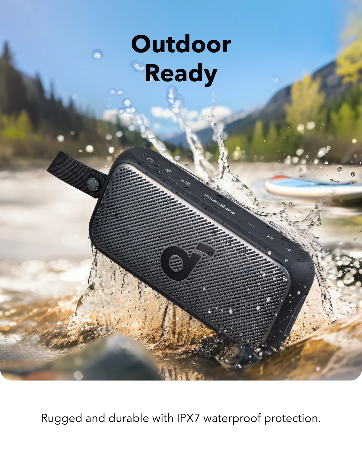 Soundcore Motion 300 من Anker، مكبر صوت بلوتوث، مكبر صوت لاسلكي عالي الدقة، مقاوم للماء IPX7، BassUp، Bluetooth 5.3 #6