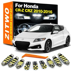 ZITWO LED Interior Dome Map Trunk Light Bulb Kit For Honda CR-Z CRZ 2010 2011 2012 2013 2014 2015 2016 Door Lamp Accessories