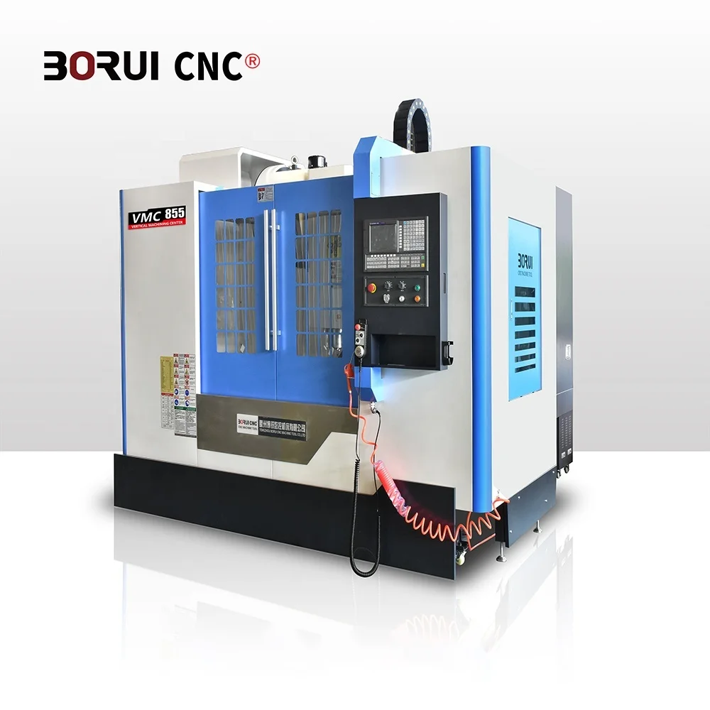 BORUI Heavy Duty Cnc Control Milg Hine Hining Centre VMC855 Vertical CNC 5 Axis