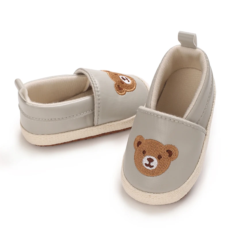 Frühling und Herbst Niedliche Bärenmuster Sportschuhe 0-12 Monate Baby Weiche Sohle Rutschfeste Sneaker – Detail 31